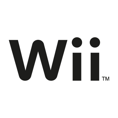 Nintendo Wii black logo vector logo