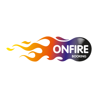 On Fire Booking logo vector