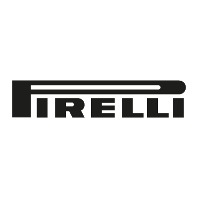 Pirelli black logo vector logo