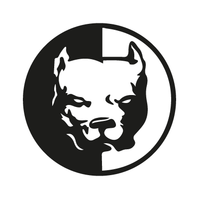 Pit bull logo vector logo