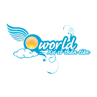Q-world logo vector logo