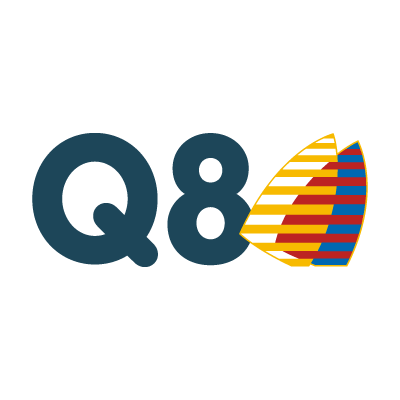 Q8  logo vector logo