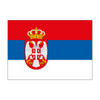 Flag of Serbia vector
