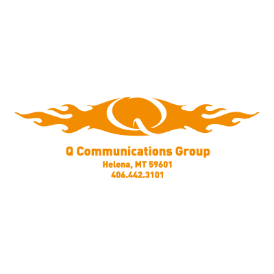 Q Communications logo vector logo