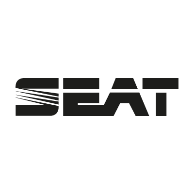 Seat black logo vector logo