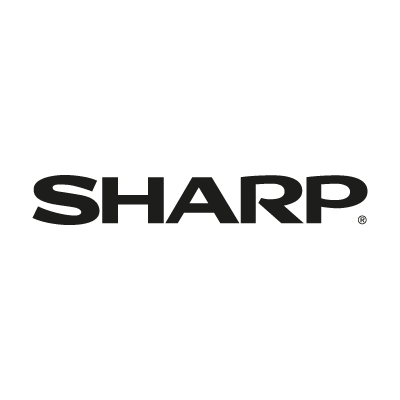 Sharp black logo vector logo