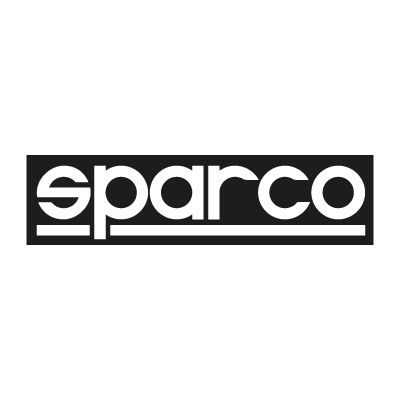 Sparco black logo vector logo