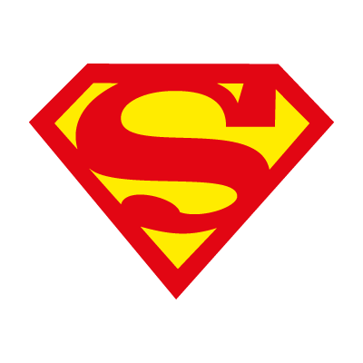 Superman char logo vector logo
