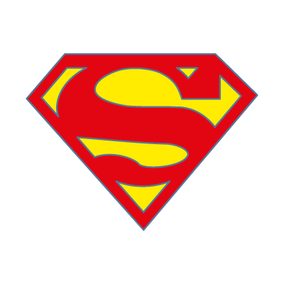 Superman fiction logo vector logo