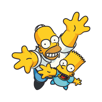 The Simpsons Homer vector