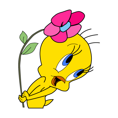 Tweety Flower vector logo