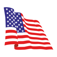 Flag of USA vector