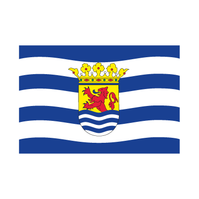 Flag of Zeeland vector