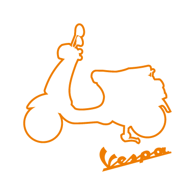 Vespa LX logo vector logo