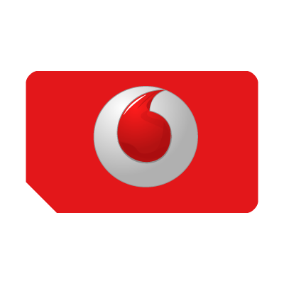 Vodafone brandnew 3D logo vector logo