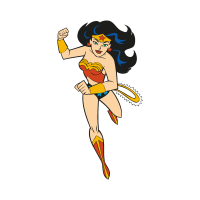 Wonder Woman Cartoon vector