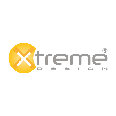 Xtreme design logo vector logo