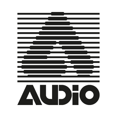 A Audio logo vector logo