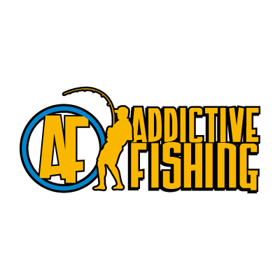 Addictive Fishing logo vector