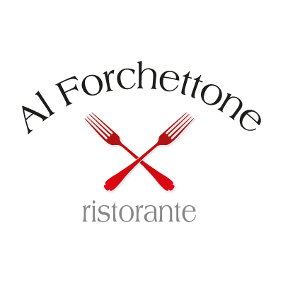 Al forchettone logo vector logo