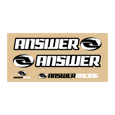 Answer Racing  logo vector logo