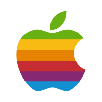 Apple Classic rainbow logo