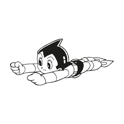 Astro Boy Black vector logo