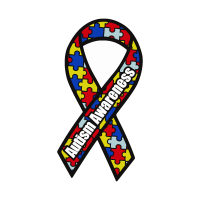 Autism Awareness Ribbon vector