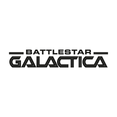 Battlestar Galactica Black logo vector logo