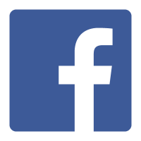 Facebook flat icon vector