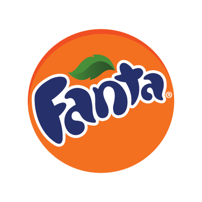 Fanta drink logo vector