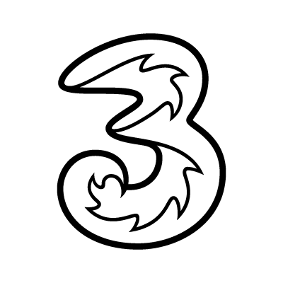 3 Mobile logo vector logo