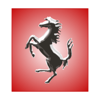 Ferrari Horse Silver logo