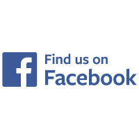 Find Us on Facebook Badge logo