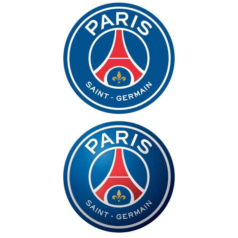 Paris Saint-Germain FC (2D + 3D) logo vector logo