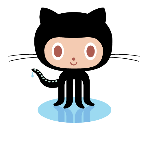 GitHub Octocat logo vector logo