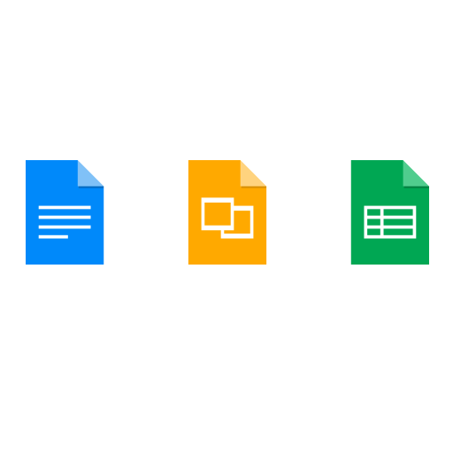 Google Docs icons logo vector