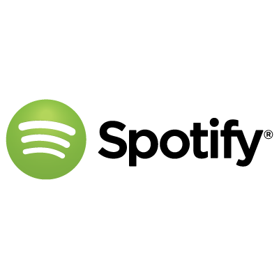 Spotify black logo vector